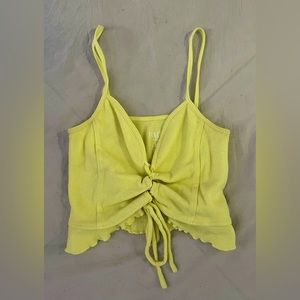 light yellow summer tank top